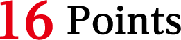 16 Points