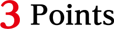 3 Points